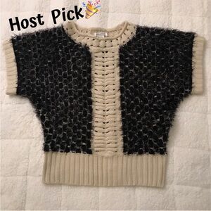Super soft eyelash sweater vest
